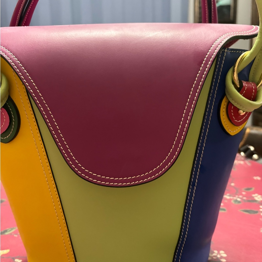 Colorful Women's Handbag Florence Italy leather